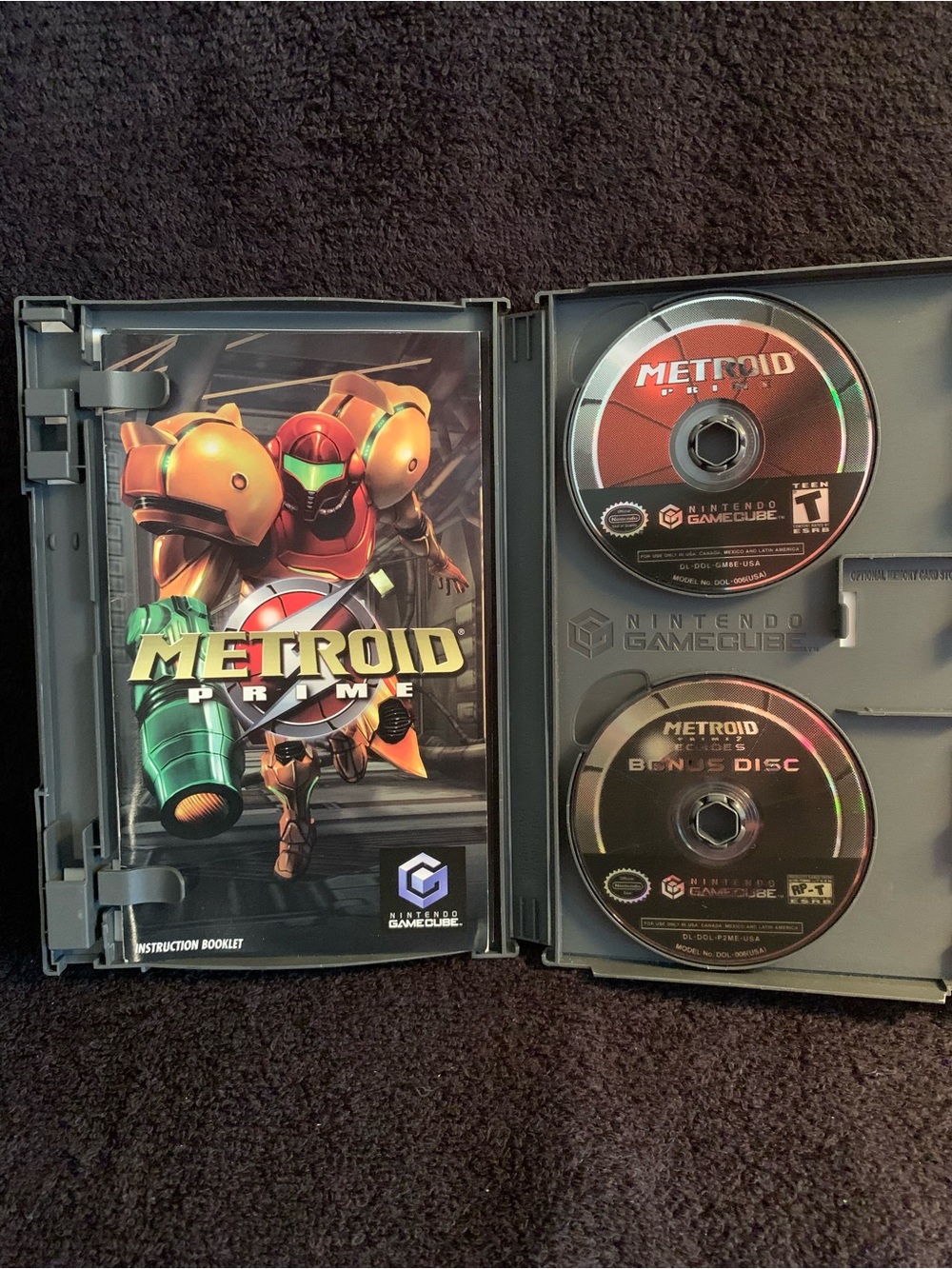 Nintendo GameCube Metroid Prime with Bonus Disc & Metroid Prime 2 Echos - Picture 4 of 10